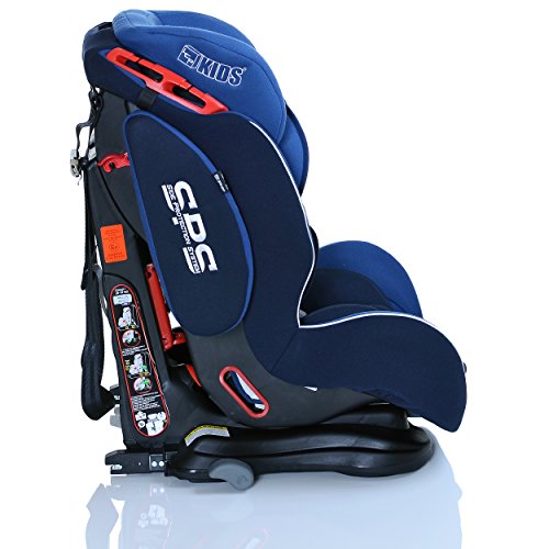 LCP Kids Autokindersitz Isofix Saturn iFix Gruppe 1, 2, 3 (936 kg) 4 x
