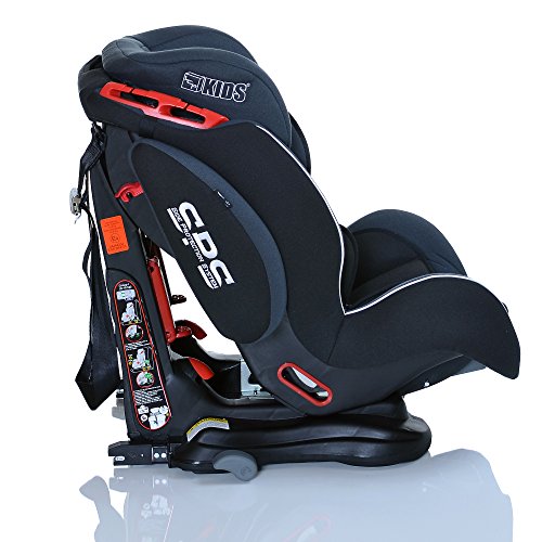 LCP Kids Autokindersitz Isofix Saturn iFix Gruppe 1, 2, 3 (936 kg) 4 x